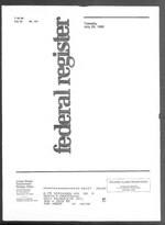 Thumbnail for File:Federal Register 1988-07-26- Vol 53 Iss 143 (IA sim federal-register-find 1988-07-26 53 143).pdf