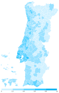 Share of the Liberal Initiative (IL) by municipality