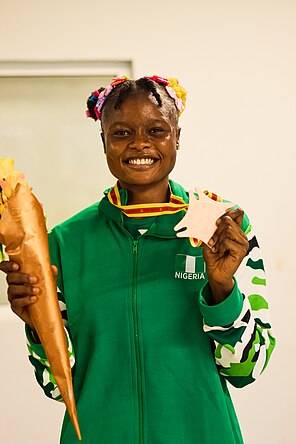 Prestina Oluchi Ochonogor bei den Afrikaspielen 2024 in Accra