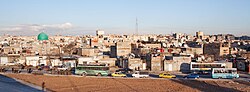 Jaramana refugee camp skyline