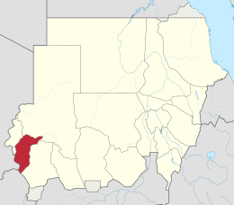 Darfur Centrale – Localizzazione