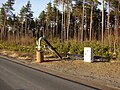 Brunnen zur Entwässerung des Tagebaues