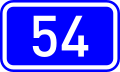 National Road 54 shield