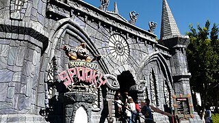 Scooby-Doo Spooky Coaster à Warner Bros. Movie World Australia