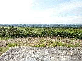 Looking north towards the Monts d'Arrée from the summit of the Ménez Gliguéric, in Plévin