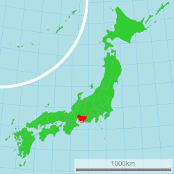 Location of Prefektur Aichi