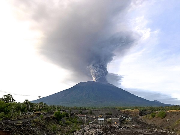 Eruption of Mount Agung, 27 Nov 2017