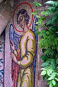 Angel Mosaic at Mottisfont Abbey