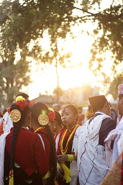 File:In a traditional magar attire 01.jpg