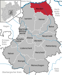 Menden – Mappa