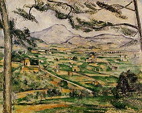 Paul Cézanne, Mont Sainte-Victoire avec grands pins, 1886-1887.