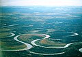 Image 18The Nowitna River in Alaska. Two oxbow lakes – a short one at the bottom of the picture and a longer, more curved one at the middle-right. (from Lake)