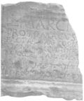 Thumbnail for Quintus Marcius trilingual inscription