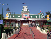 Dreamworld's City Hall building (entrance)