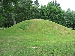 The Ranger Station Mound, part of the Zaleski Mound Group