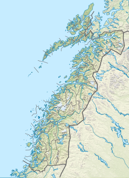 Storsvenningvatnet is located in Nordland