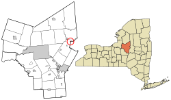 Location in Oneida County and the state of New York.