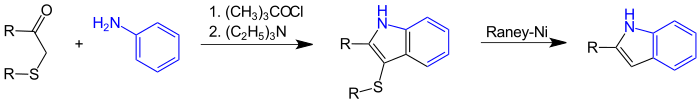 Indol-Synthese nach Gassman