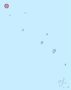 Map of the atoll