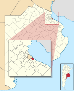 Location o Avellaneda in Gran Buenos Aires