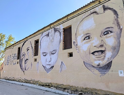 Mural in Villangómez