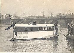 1924 French airboat "Le Ricocheur" made by Farman Aircraft