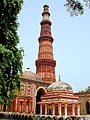 At 72.5m tall, the 13th-century Qutub Minar is the world's tallest brick minaret.