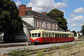 L'autorail x2403 en gare de Pontivy en 2013.