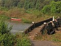 Sluice gate in Aldona Goa for fishing