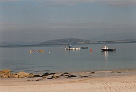 The beach during calm weather