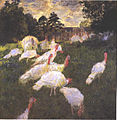 Claude Monet: Les Dindons, 1877 (musée d'Orsay), inscrit au Cat. Raisonné Wildenstein - n° 416[5]