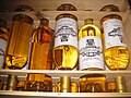 Botelhas de sautèrnas, exemple de blanc liquorós