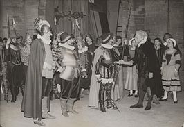 Het leven der Oranjes (1936) met v.l.n.r. Bob Oosthoek, Alex Hock, Theo Frenkel jr., Georg Alexander