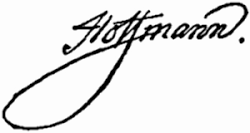 E.T.A. Hoffmanns signatur