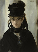 Berthe Morisot with a Bouquet of Violets, by Édouard Manet (1872).