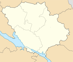 Hrebinka is located in Poltava Oblast