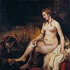 Bathsheba at Her Bath, also modelled by Hendrickje, 1654