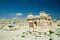 Sørlige tetrapylon i Jerash, Jordan.