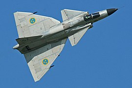 SAAB Viggen canard fighter (Sweden)