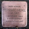 Stolperstein für Bernhard Michel