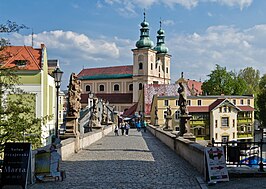 Gothic bridge and Baroque Church of Our Lady of the Rosary