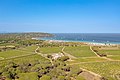 Aerial view of vineyards in Saint-Tropez, France