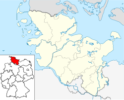 Sönnebüll ubicada en Schleswig-Holstein