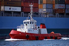 Sir Bevois Red Funnel tug