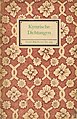 Kymrische Dichtungen. Insel Verlag, Leipzig, 1919, Insel-Bücherei Nr. 299