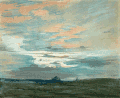 Sonnenuntergang von Eugène Delacroix, um 1850