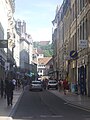 grande rue, the palace Granvelle and the Citadelle above it. This part of the town was mainly built between 16th and 19th centuries.