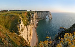 Falaises d'Étretat, Normandie.