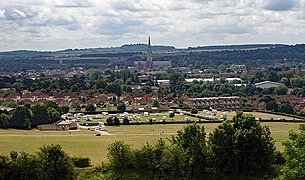 Salisbury viewed from Old Sarum