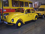 VW 1200 der DBP im Depot des Museums für Kommunikation in Heusenstamm